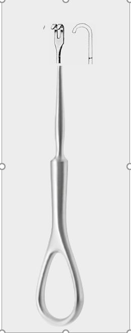 ВОЛКМЕНН (VOLKMANN) ретрактор 11,5 см (cm), тупокінцевий, 2 зуби